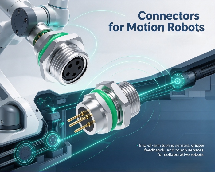 Come selezionare i connettori per i robot di movimento: 3 considerazioni critiche